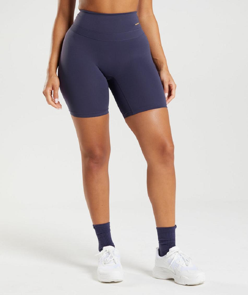 Szorty Damskie Gymshark Whitney Cycling Indygo Granatowe | PL 2411ILH